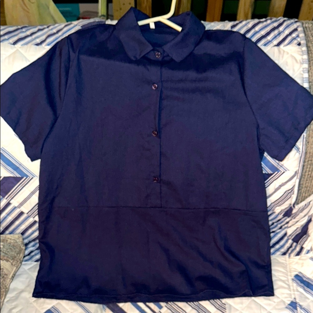 ⭐️5/$15 Navy Blue Shirt